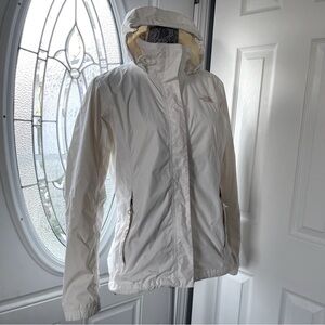 The North Face Women's cream rain Jacket